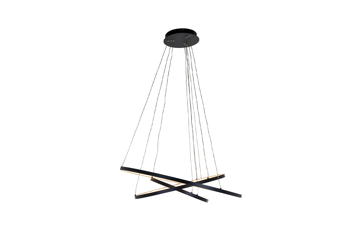 Висящо осветително тяло AMIRA BLACK Richmond Interiors - 1 - Stolbg.com