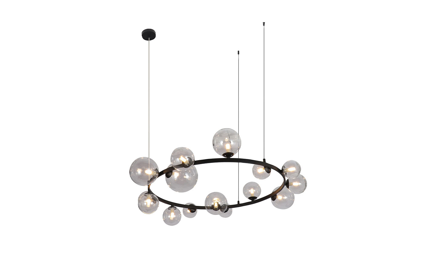 Висящо осветително тяло JONEY BLACK Richmond Interiors - 1 - Stolbg.com