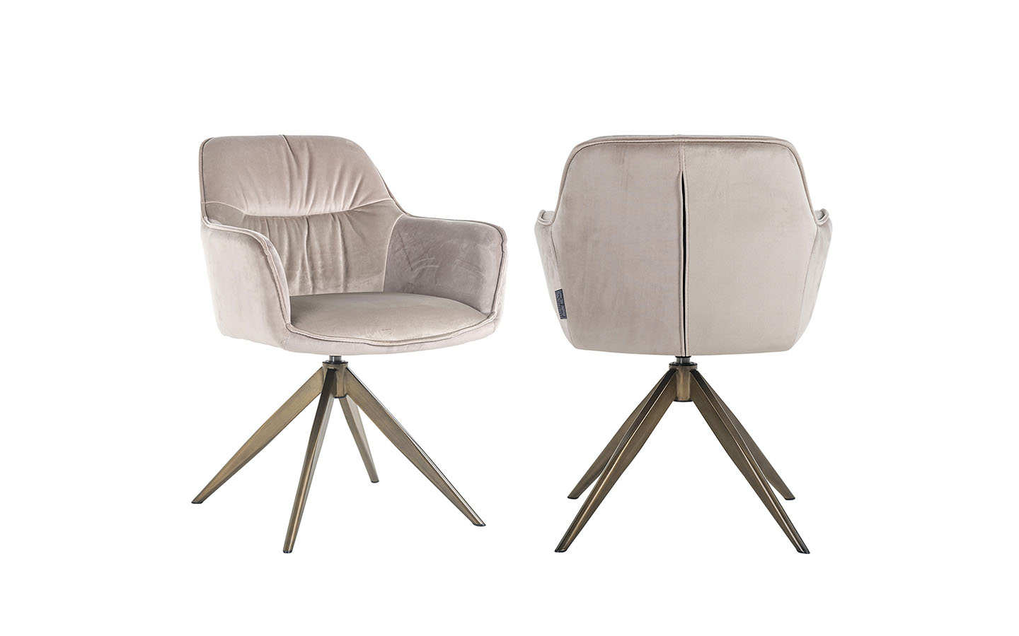Стол ALINE KHAKI VELVET Richmond Interiors - 1 - Stolbg.com