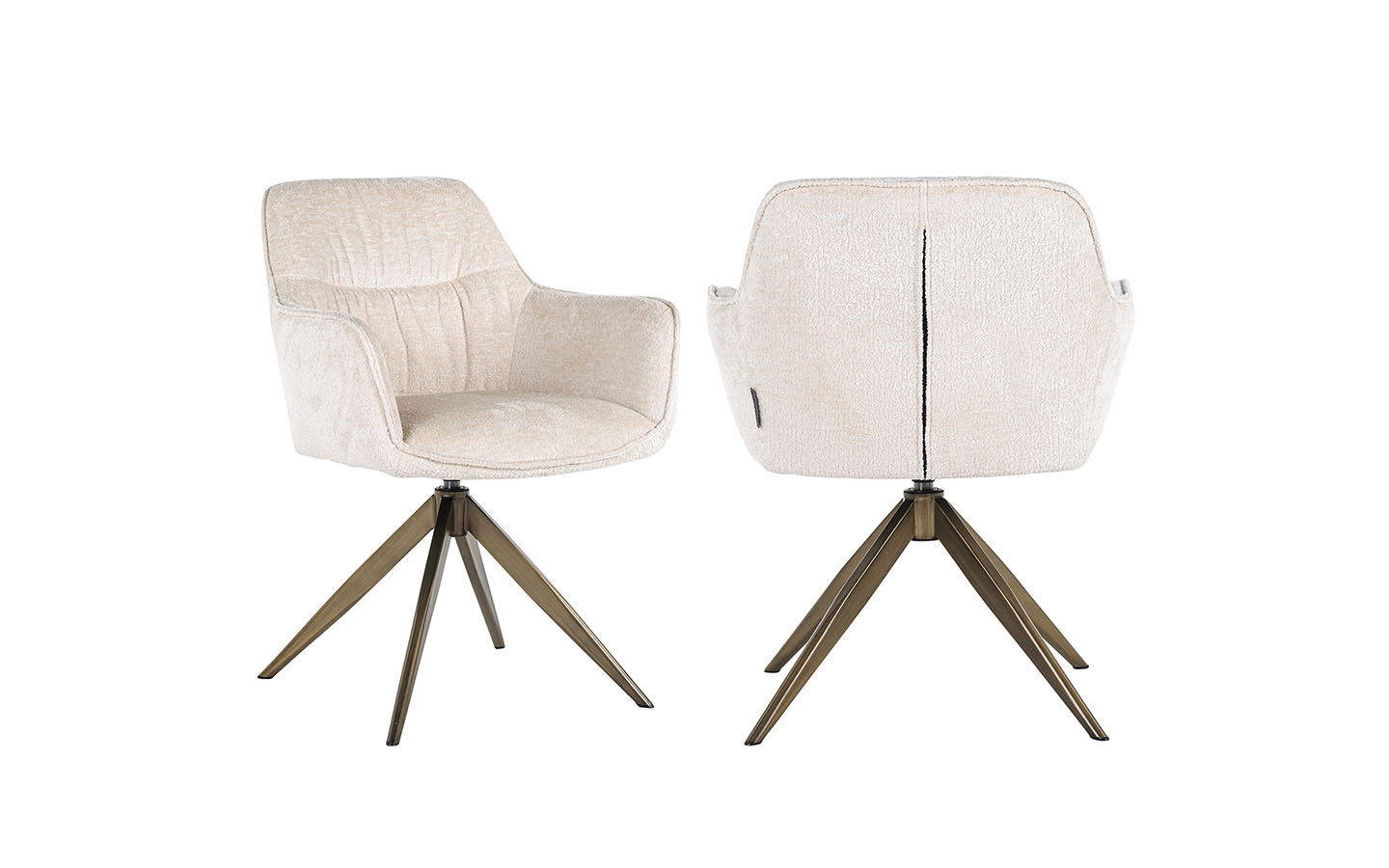 Стол ALINE WHITE CHENILLE Richmond Interiors - 1 - Stolbg.com