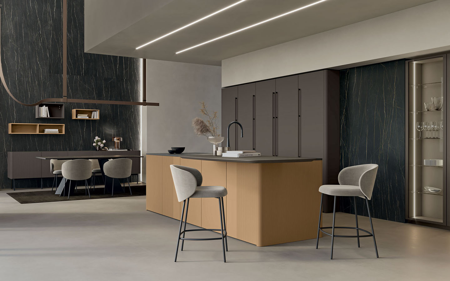 Кухня SHADE LAB LUBE Cucine Композиция 1 - 1 - Stolbg.com